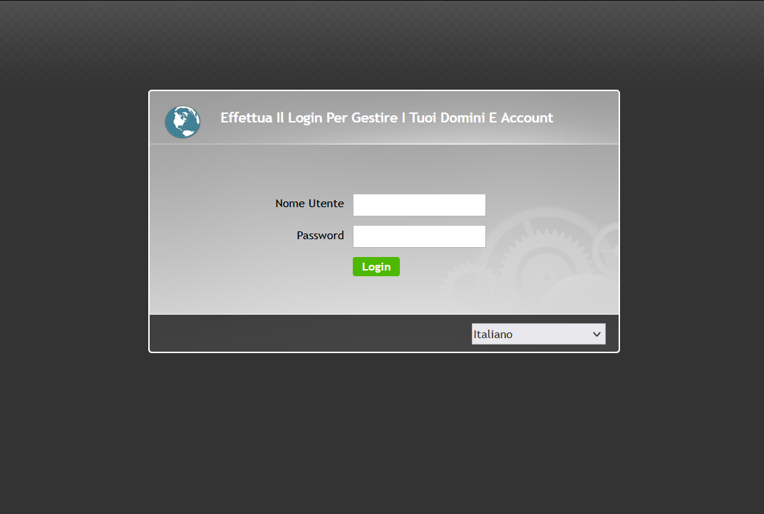 Interfaz Webmail